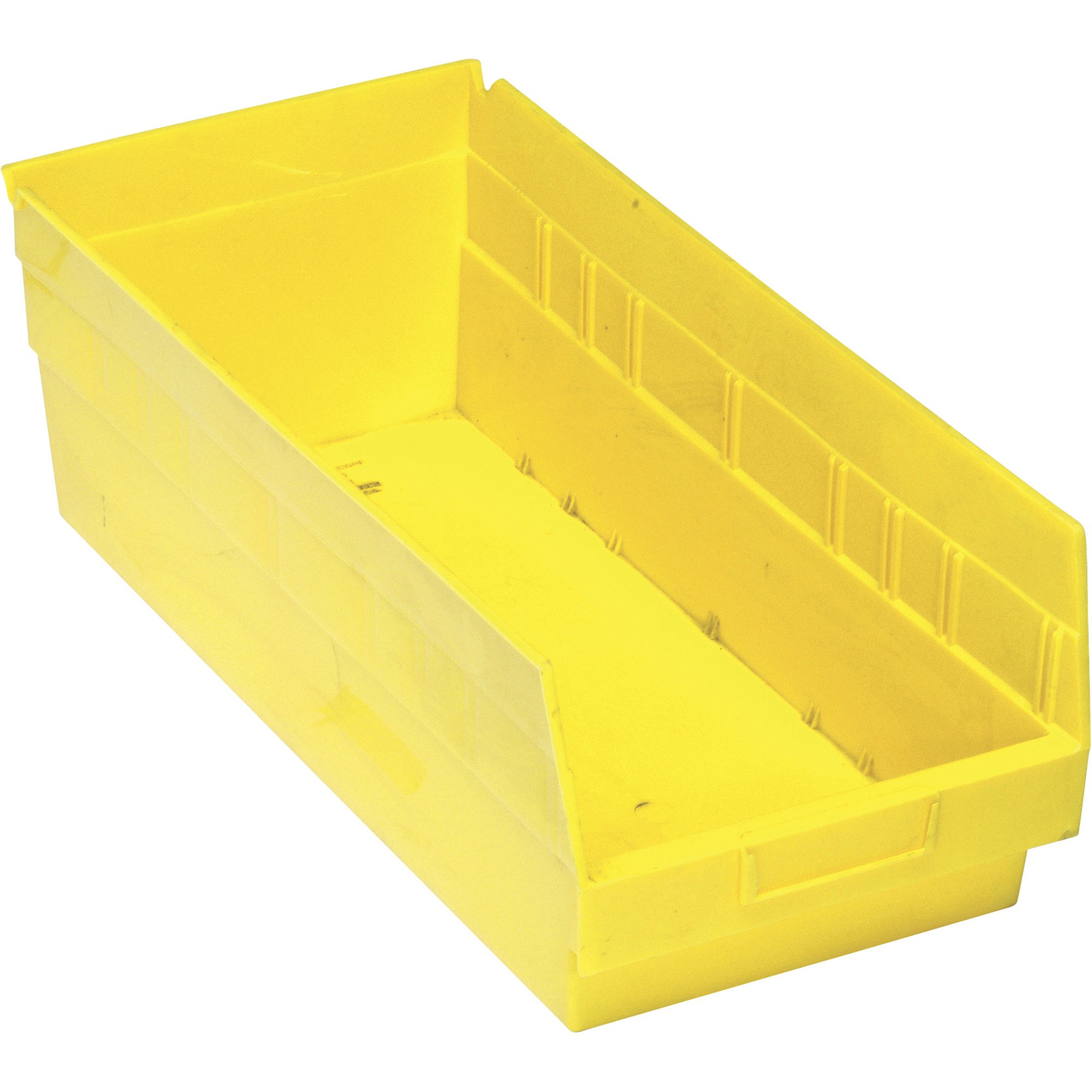 Quantum Storage Store-More 6in. Shelf Bins — 17 7/8in.L x 8 3/8in.W x 6in.H Size, Carton of 10